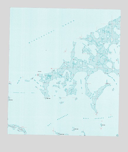 Three Mile Bay, LA USGS Topographic Map
