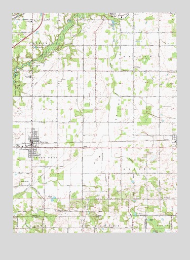Three Oaks, MI USGS Topographic Map
