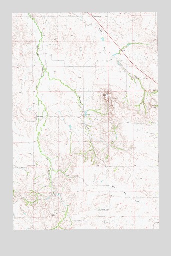Blue Hill, MT USGS Topographic Map