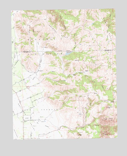 Three Sisters, CA USGS Topographic Map