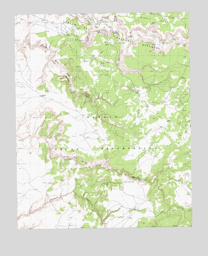 Three Turkey Canyon, AZ USGS Topographic Map
