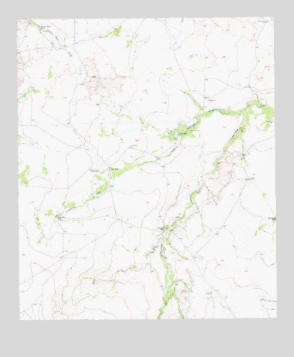 Threemile Draw, TX USGS Topographic Map
