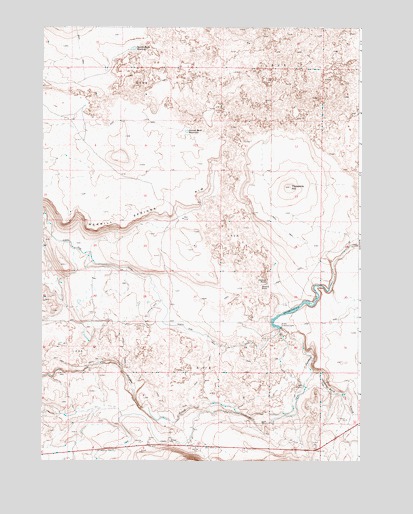 Threemile Hill, OR USGS Topographic Map