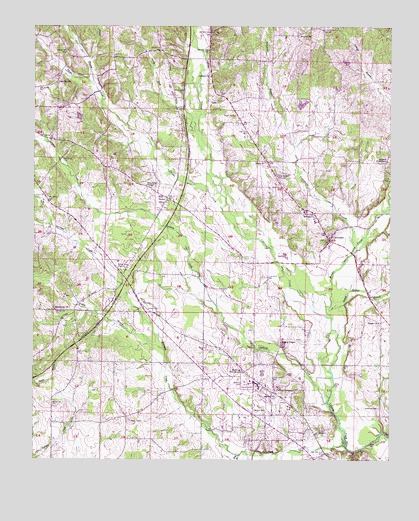 Threet, AL USGS Topographic Map