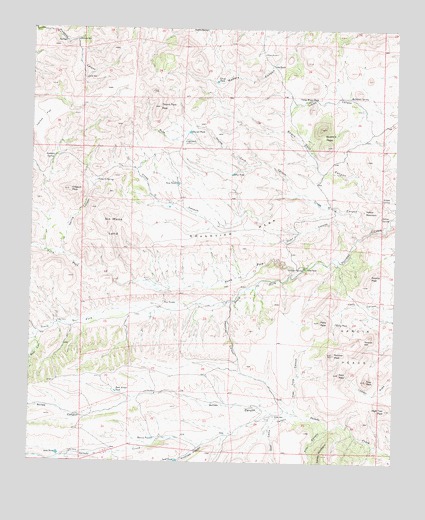 Thumb Tank Peak, NM USGS Topographic Map