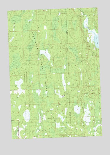 Thunder Creek, WI USGS Topographic Map