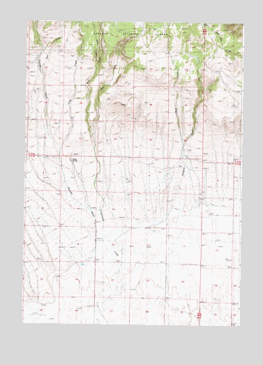 Thunder Gulch, ID USGS Topographic Map