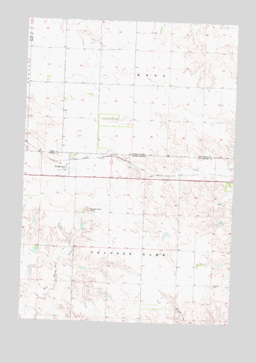 Thunder Hawk, SD USGS Topographic Map