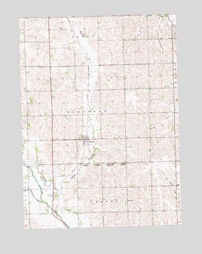 Thurston, NE USGS Topographic Map