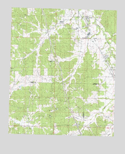 Tie Plant, MS USGS Topographic Map