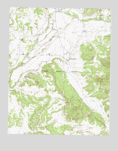 Tierra Amarilla, NM USGS Topographic Map