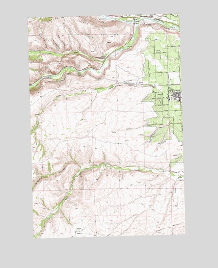 Tieton, WA USGS Topographic Map
