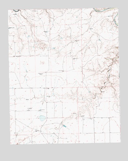 Blue Hole, NM USGS Topographic Map