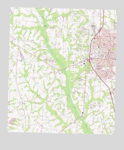 Tifton West, GA USGS Topographic Map