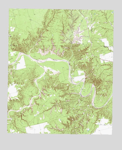 Tige Canyon, TX USGS Topographic Map
