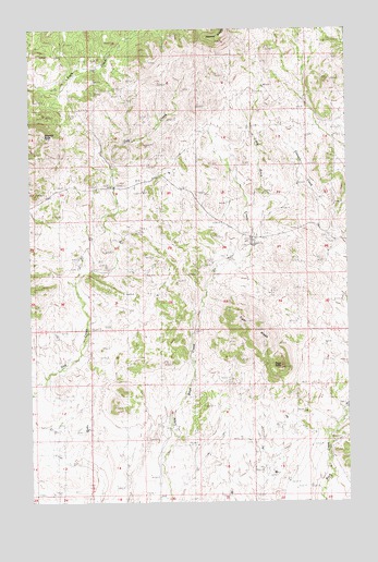 Tiger Butte, MT USGS Topographic Map