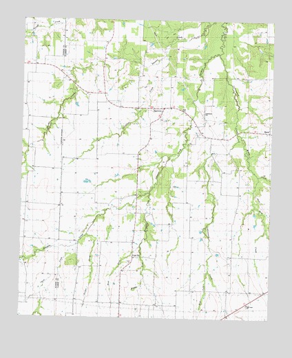 Tigertown, TX USGS Topographic Map