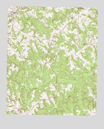 Tignall, GA USGS Topographic Map