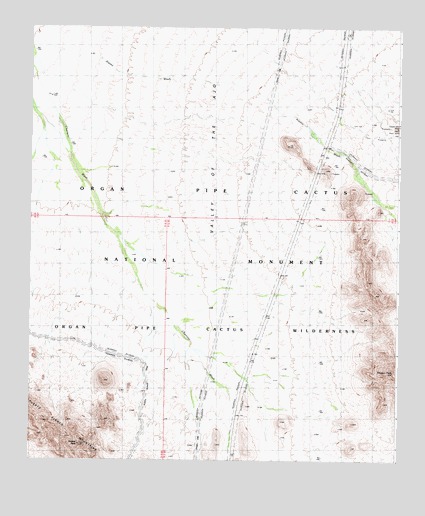 Tillotson Peak, AZ USGS Topographic Map