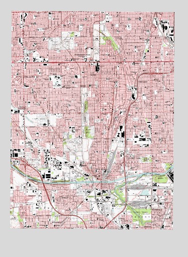Blue Island, IL USGS Topographic Map