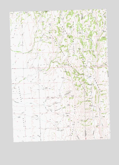 Timber Butte, ID USGS Topographic Map