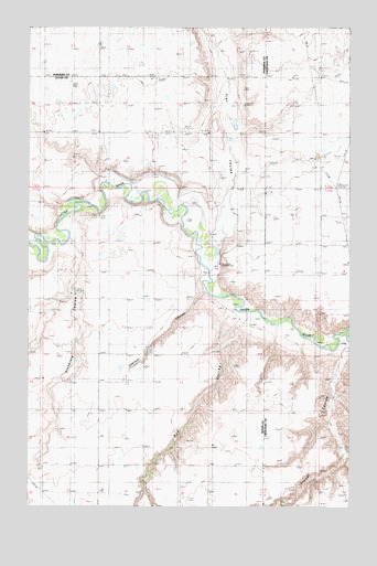 Timber Coulee North, MT USGS Topographic Map