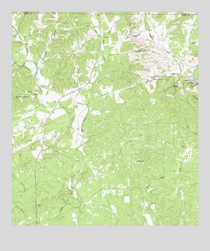Timber Creek, TX USGS Topographic Map