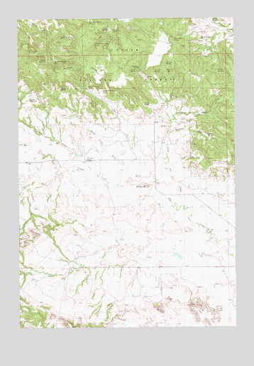 Timber Hill, MT USGS Topographic Map