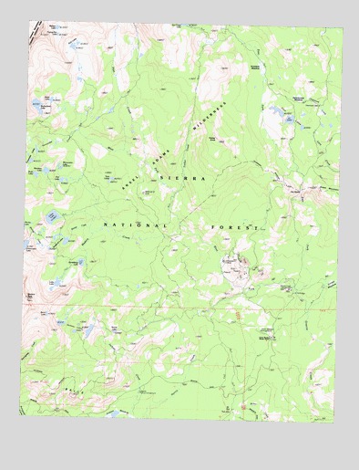 Timber Knob, CA USGS Topographic Map