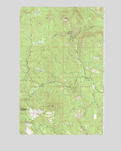 Timber Mountain, WA USGS Topographic Map