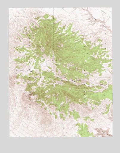 Timber Mountain, NV USGS Topographic Map