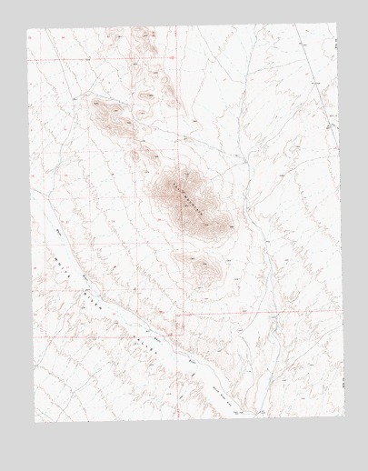Timber Mountain Pass NE, NV USGS Topographic Map