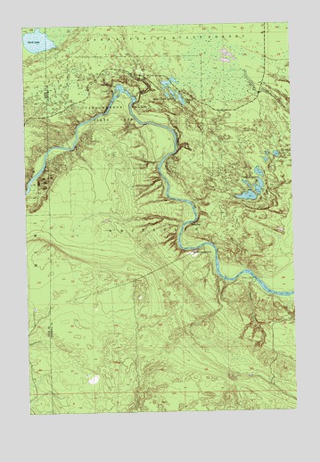 Timberlost, MI USGS Topographic Map
