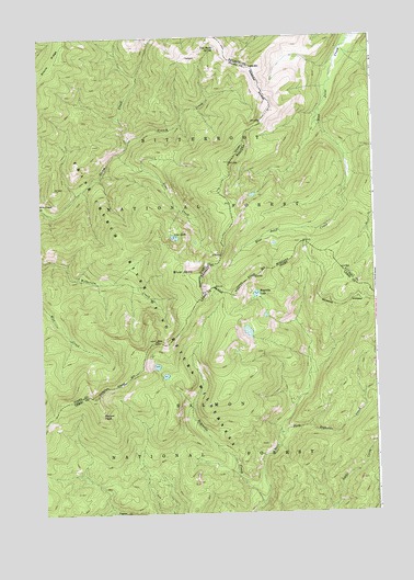 Blue Joint, ID USGS Topographic Map