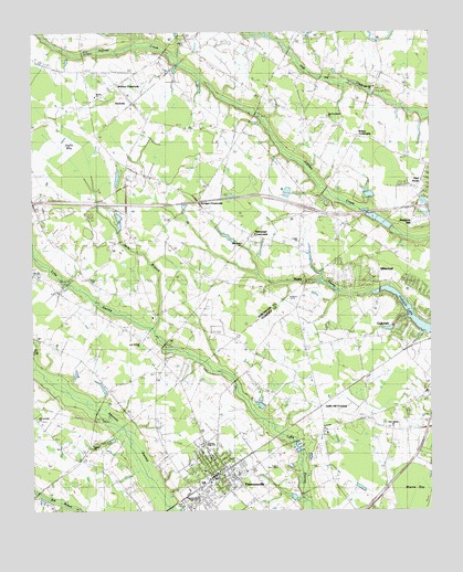 Timmonsville, SC USGS Topographic Map