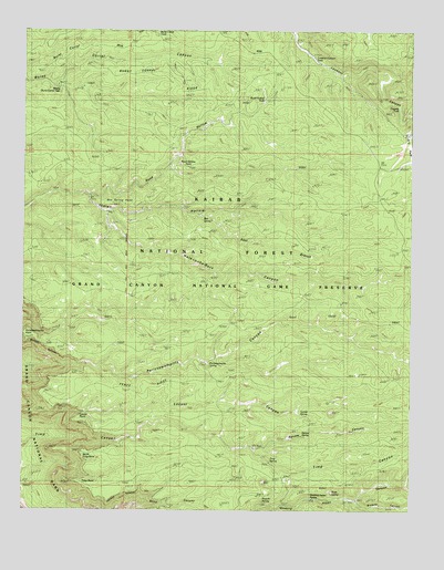Timp Point, AZ USGS Topographic Map