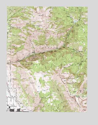 Timpanogos Cave, UT USGS Topographic Map