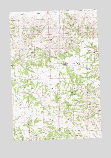 Tin Can Hill, MT USGS Topographic Map