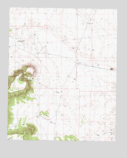 Tin House, AZ USGS Topographic Map