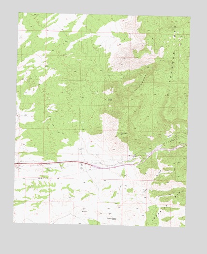 Tin Mountain, AZ USGS Topographic Map
