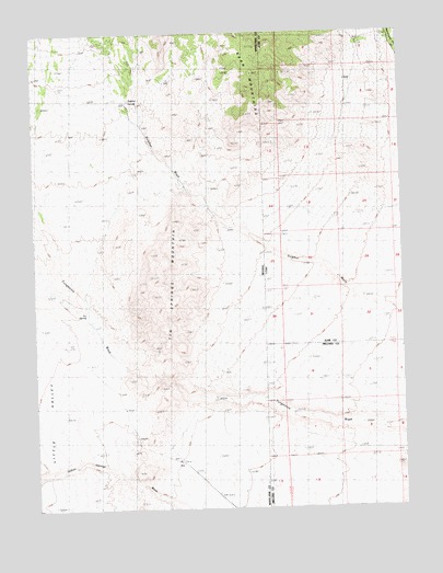 Tin Springs Mountain, NV USGS Topographic Map