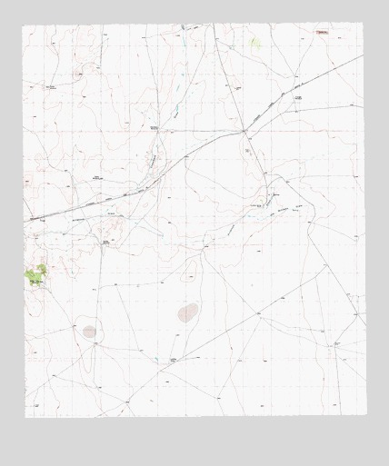 Tinaja, TX USGS Topographic Map