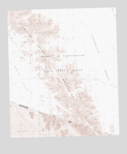 Tinajas Altas, AZ USGS Topographic Map