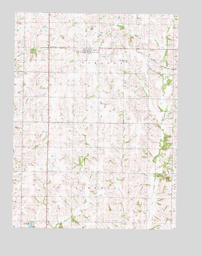 Tingley, IA USGS Topographic Map