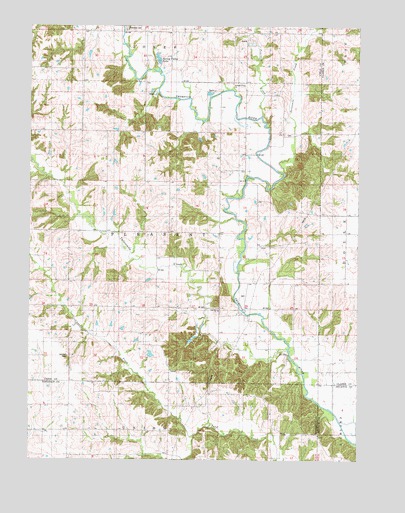 Tingley NE, IA USGS Topographic Map