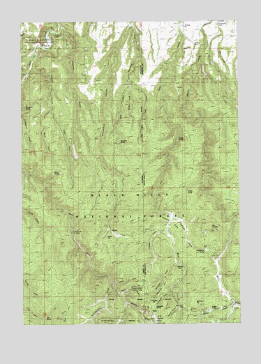 Tinton, SD USGS Topographic Map