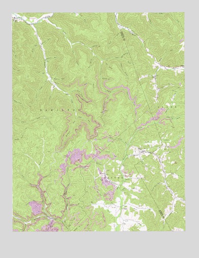 Tioga, WV USGS Topographic Map