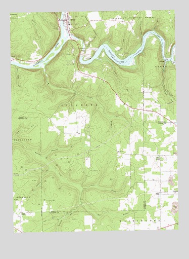 Tionesta, PA USGS Topographic Map