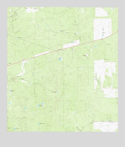 Tios Creek, TX USGS Topographic Map