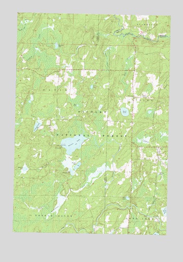Tipler, WI USGS Topographic Map